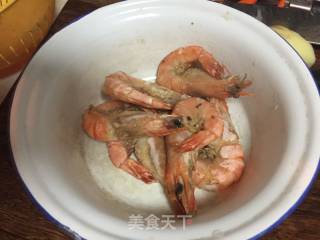 青萝卜丝炖虾的做法步骤：8