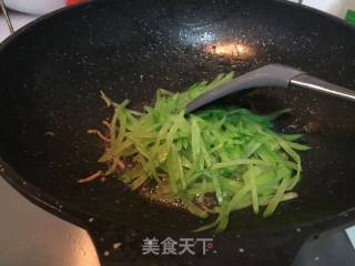 青萝卜丝炖虾的做法步骤：9