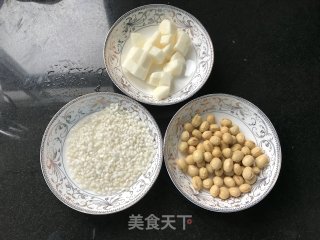 糯米山药豆浆的做法步骤：2