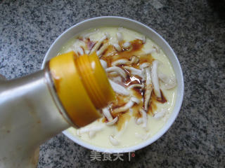 白玉菇鸡蛋羹的做法步骤：10