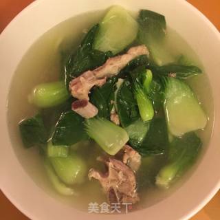 上汤上海青的做法步骤：3