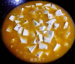 蟹酱焗豆腐的做法步骤：4