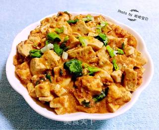 蟹酱焗豆腐的做法步骤：8