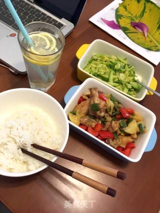 客家菜：菠萝烧鸡的做法步骤：9