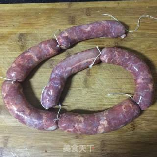 四川麻辣香肠的做法步骤：7