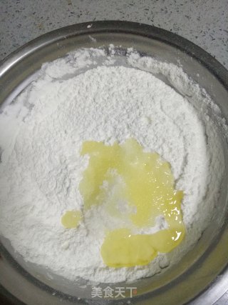 糯米豆沙甜点包包的做法步骤：2
