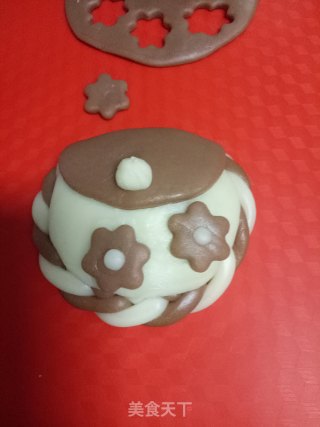 糯米豆沙甜点包包的做法步骤：18