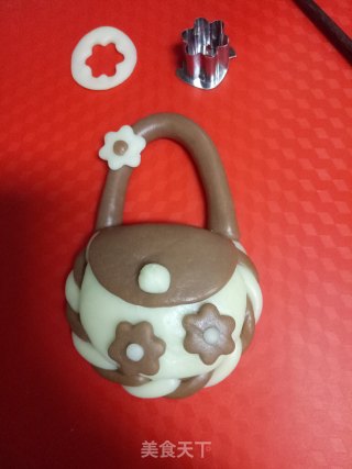 糯米豆沙甜点包包的做法步骤：19