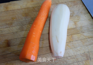 莲藕胡萝卜炖排骨的做法步骤：4