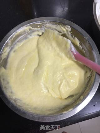 8寸黑芝麻夹心戚风蛋糕的做法步骤：15