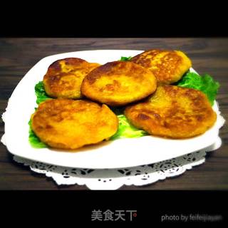 红薯饼的做法步骤：9