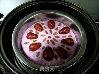紫薯发糕的做法步骤：7