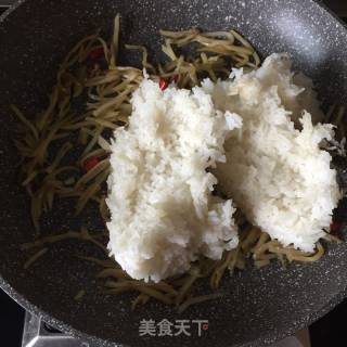 【一人食】土豆丝炒饭的做法步骤：6