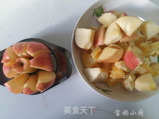 鲜橙苹果汁的做法步骤：2
