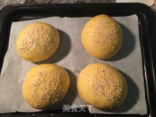鸡蛋火腿汉堡的做法步骤：10