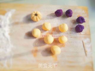 高颜值南瓜饼的做法步骤：5