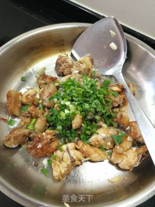 干炒鸡肉的做法步骤：8