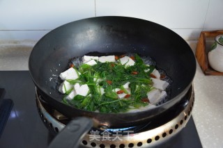 菠菜豆腐汤的做法步骤：7