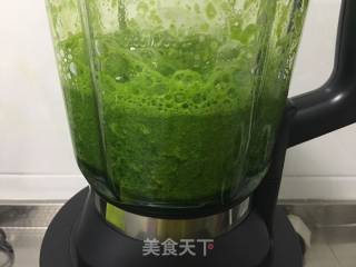 翡翠菠菜饼的做法步骤：1