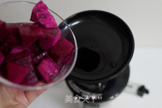 火龙果奶油糯米蛋糕的做法步骤：11