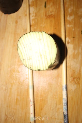 菊花茄子的做法步骤：5
