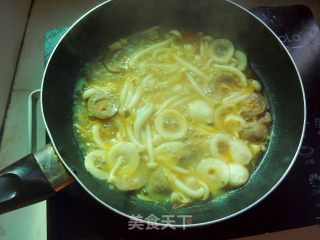 白玉菇高汤意面的做法步骤：7