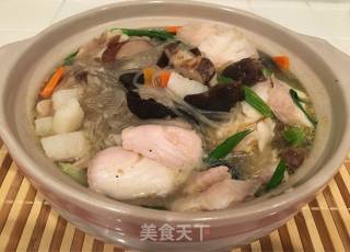 什锦鱼片砂锅的做法步骤：5