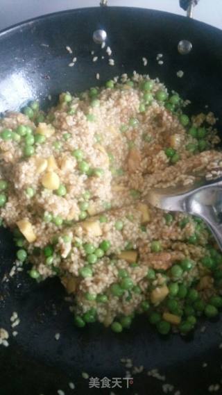蚕豆冬笋糯米饭的做法步骤：3