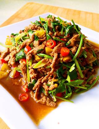 山椒牛肉丝的做法步骤：10