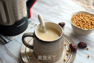 红枣豆浆,养血安神的做法步骤：7
