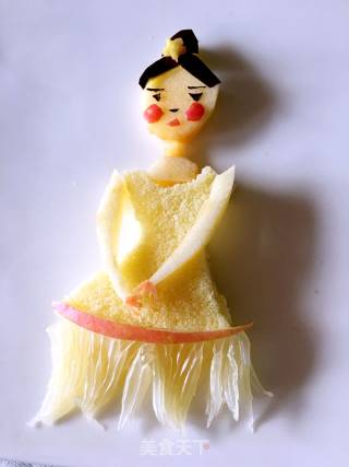 蛋糕拼盘一一美女的做法步骤：7