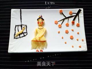 蛋糕拼盘一一美女的做法步骤：13