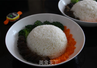 鲍汁海参捞饭的做法步骤：5