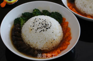 鲍汁海参捞饭的做法步骤：9