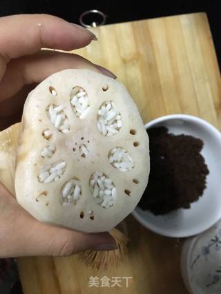 糯米甜藕的做法步骤：1
