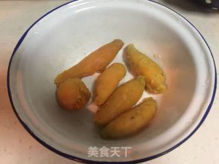 红薯豆沙团的做法步骤：1