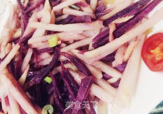 糖醋双薯的做法步骤：12