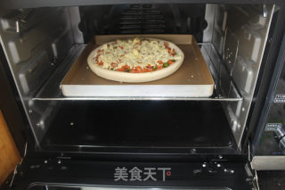 奥尔良鸡肉披萨的做法步骤：7