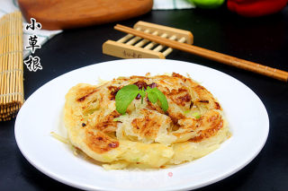葱油酥酱香手撕饼的做法步骤：13