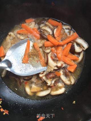 香菇肉片的做法步骤：4