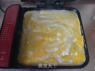 火腿鸡蛋卷饼的做法步骤：5