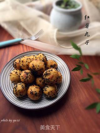 【小食】红薯丸子的做法步骤：10