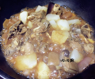 白萝卜羊肉煲#肉肉厨的做法步骤：9