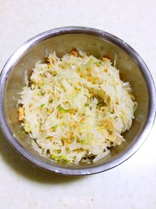 萝卜丝馅饼的做法步骤：8