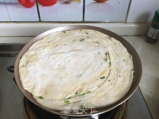 鸡油葱香手撕饼的做法步骤：15