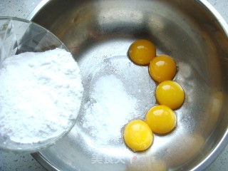 菠菜戚风蛋糕【8寸】的做法步骤：4