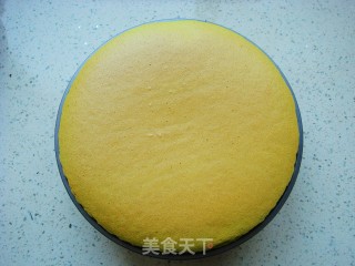 菠菜戚风蛋糕【8寸】的做法步骤：19