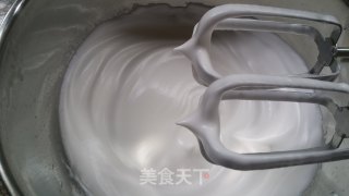菠菜栗子戚风蛋糕的做法步骤：8