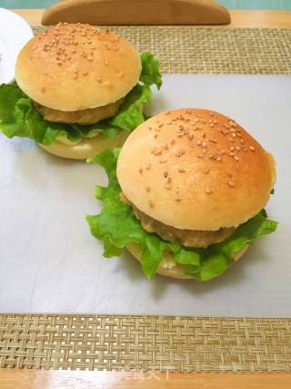 香烤肉排汉堡的做法步骤：12