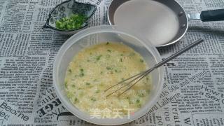 香葱蛋饭煎饼的做法步骤：6